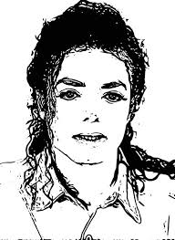 Printable michael jackson colouring pages. Micheal Jackson Coloring Pages Learny Kids