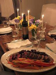 Your steak dinner party stock images are ready. Progressive Dinner Party Prep Steak Frites With Truffle Fries Carbernet Thyme Mushrooms Jenny Steffens Hobick