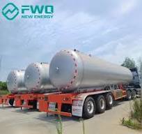 3 Axles 45cbm 50cbm LPG Tank Semi Trailer