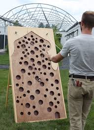 This Wedding Game Is Called Gruyere Cause Cheese Wood Games Backyard Games Diy Yard Games