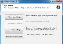A codec is a piece of software on either a device or computer capable of encoding and/or decoding video and/or audio data from files, streams and broadcasts. Download Windows 8 Codec Pack 64 32 Bit For Windows 10 Pc Free