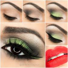 fresh green smoky eye makeup tutorial