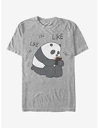 the bears leave the court carrying panda and throw him into a water fountain. Official We Bare Bears Merchandise T Shirts Hot Topic