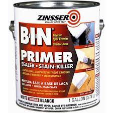 Zinsser 1 Gal B I N Shellac Based White Interior Primer And Sealer 00901 The Home Depot Exterior Primer Primer Sealer Interior Primer