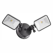 Lithonia Lighting 2 Head Bronze Outdoor Led Square Flood Light Olf 2sh 40k 120 Bz M4 The Home Depot