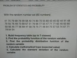 Check spelling or type a new query. With The Random Number Set 60 Numbers 41 75 79 Chegg Com
