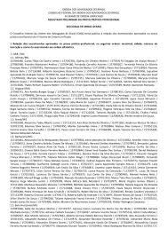 A oab nacional, através da coordenação . Resultado Preliminar 2aÂª Fase Iv Exame De Ordem Oab Mg