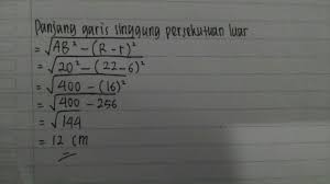 Diketahui jarak antara pusat lingkaran a dan b adalah 10 cm. Diketahui Jarak Antara Pusat Lingkaran A Dan B Adalah 20 Cm Lingkaran A Dan B Memiliki Jari Jari Brainly Co Id