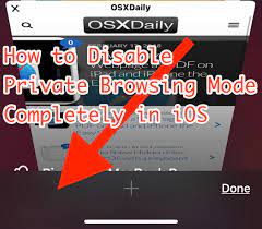 The private option will be grayed out. How To Completely Disable Private Browsing In Ios On Iphone And Ipad Osxdaily