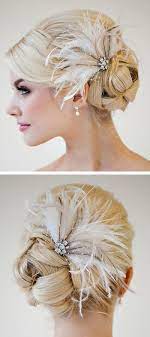 Bridal Feather Hairpiece Wedding Feather Headpiece Bridal Feather Fascinator Feather Bridal Hairpiece Olivia Bridal Hair Accessories Wedding Hair Accessories Bridal Hair