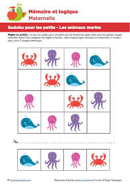 Maybe you would like to learn more about one of these? Sudoku Pour Les Petits Les Animaux Marins