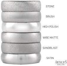 Men S Wedding Band Finishes And Textures Http Marinagalleryfineart Com 2866 Titanium Weddin Wedding Ring Shapes Heart Shaped Wedding Rings Mens Wedding Bands