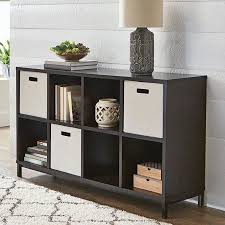 Better Homes Gardens 8 Cube Storage Organizer With Metal Base Multiple Finishes Walmart Com Cube Storage Fabric Storage Cubes Cube Bookcase