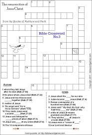 Word search puzzles can be. Jesus Resurrection Crossword Worksheet Bible For Kids Bible Crossword Easter Sunday School