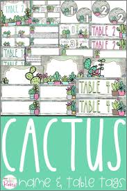 These cactus number formation playdough mats for my younger son, i had him finger trace each number and say it's name before adding the playdough. Cactus Classroom Decor Name Tags Locker Tags Table Tags More Classroom Name Tags Locker Name Tags Classroom Themes