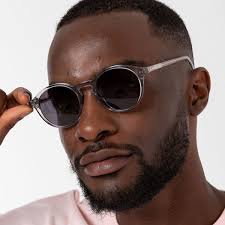 Jamie Indigo Blue Crystal & Blue Sunglasses