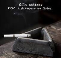 YeSBTx Cigarette Holder Ceramic Ashtray,Triangle Ashtray ...