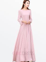 Ericdress Ladylike Solid Color Long Sleeve Maxi Dress Maxi Dresses Maxi Dress With Sleeves Long Sleeve Maxi Dress Maxi Dress