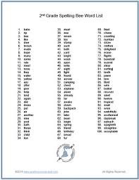 Test your vocabulary in spelling tests for grade three. 2nd Grade Spelling Bee Words