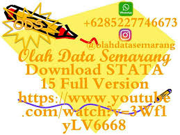 Download Stata 15 Full Version Https Www Youtube Com Watch V 3wf1ylv6668 Olah Data Semarang Wa 085227746673 Melayani Jasa Olah Data Software Spss E Statistika