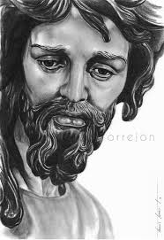 TOMÁS TERÁN TORREJÓN: Señor de la Cena (Jerez), lápices de grafitos.