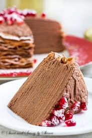 Chocolate Mousse Crepe Cake Sweet And Savory By Shinee Chocolate Crepes Filling Chocolate Crepes Crepe Cake Recipe