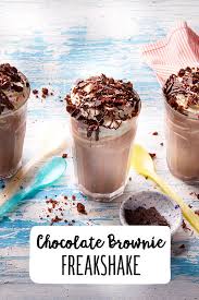 Chocolate Brownie Freakshake Rezept Rezept Rezepte Schokoladen Brownies Schokolade Macht Glucklich