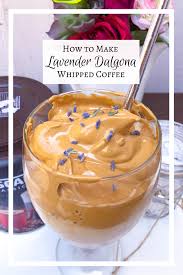 Lavender Dalgona Whipped Coffee In 2020 Dalgona Coffee Mocktail Recipe Smoothie Recipes