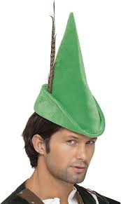 Green Felt Robin Hood Hat , Rabbit Felt Fine Hats Australia
