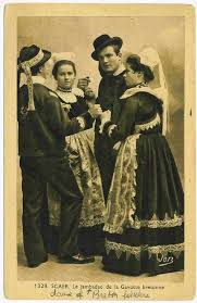 Scaer Le Jambadeo De La Gavotte Bretonne European Costumes Vintage Costumes Brittany France