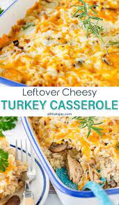 Leftover Cheesy Turkey Casserole Jas Kickasserole Recipe Turkey Casserole Thanksgiving Leftover Recipes Easy Chicken Dinner Recipes