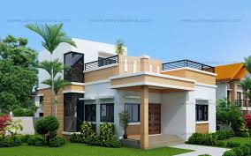 Maryanne One Storey With Roof Deck Shd 2015025 Pinoy Eplans Small House Design One Storey House Modern Bungalow House