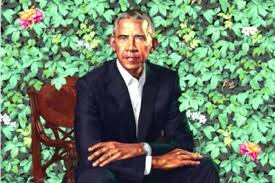 Mountains Quilts And A Wedding Ring Why The Obama Portraits Matter Prospect Magazine Read on to reminisce about her most regal style moments now that she's left her post. mountains quilts and a wedding ring