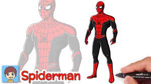 Coloriage spiderman 1 cinéma coloriage spiderman. Comment Dessiner Spiderman Facilement Spiderman Far From Home Youtube