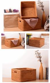 Add to favorites unique large wicker basket with flip open lid putfamilyfirst 5 out of 5 stars (1,699. Handmade Rattan Storage Basket Extra Large Storage Basket Rectangular Storage Basket For Bedroom And Living Room Storage Baskets Home Decor Baskets Wicker Baskets Storage