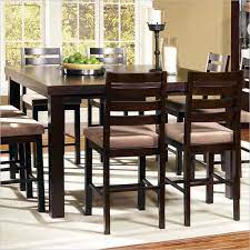 Steve Silver Boulevard 5 Piece Counter Height Dining Table Set In Dark Merlot Square Kitchen Tables Square Dining Tables Tall Kitchen Table