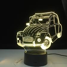 Choose window furnishings that add both color and style and let in the natural light from your outdoor surroundings. Vintage Car Cool Classic Car 3d Lamp 2cv 3d Illusion Led Night Light For Home Decoration Child Bedroom Adult Office Decor Light Led Night Lights Aliexpress