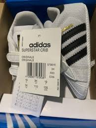 adidas baby superstar crib original 3k size babies kids