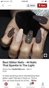Don't buff too much or the gel polish may lift off of the nail. Pretty Neutral Nails With Glitter Super Cute Nails Silver Nails Solar Nails