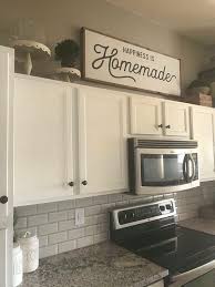 Happiness Is Homemade Wood Sign Kitchen Sign Homemade Diy Kitchen Remodel Beautiful Kitchen Cabinets Kitchen Diy Makeover