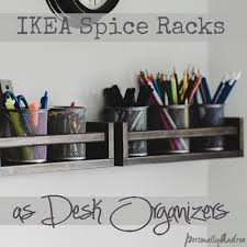 Ikea Spice Racks As Desk Organizers Ikea Spice Rack Desk Organization Ikea Kids Desk Organization