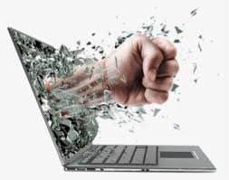 Grey computer computer host computer screen hand painted computer. Broken Laptop Png Laptop Screen Cracked Transparent Png Transparent Png Image Pngitem