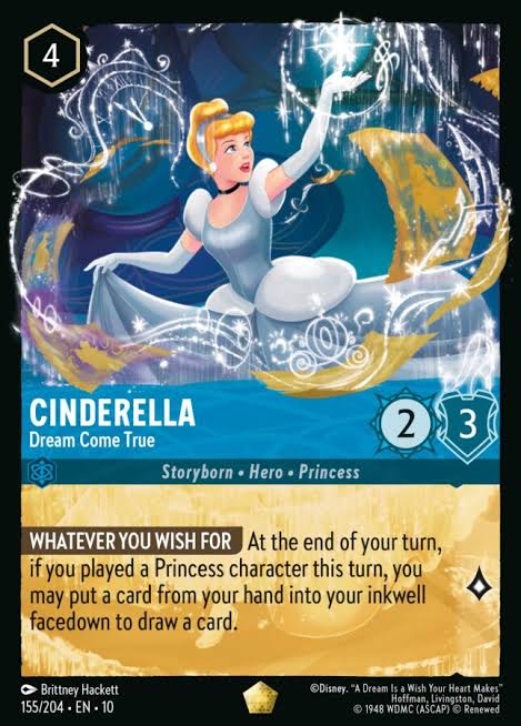 Cinderella - Dream Come True 155/204 » Disney Lorcana Card Details + Review  » Lorcana Player