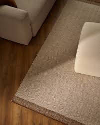 Tappeto Nifelia jacquard in lana beige 160 x 230 cm | Kave Home