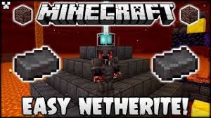 As before, players can only craft the netherite armor set with the introduction of 1. 5 Super Easy Ways To Get Netherite In Minecraft Youtube