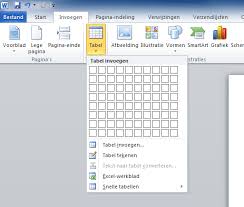 Tabellen In Je Scriptie