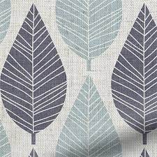 Check spelling or type a new query. Winter Leaf Linen Gentle Blue Curtains