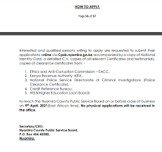 What makes the certificate challenging to obtain is the bureaucracy involved in getting it in the first place. National Youth Council Kenya On Twitter Ikokazike 4at4 Nyamira County Government Is Hiring Visit Https T Co P8oyrebd9z For These And More Vacancies Sautiyavijana Https T Co Ddcgqndoto