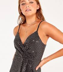 Blue Vanilla Silver Diamond Metallic Pleated Wrap Dress New Look