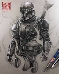 Star Wars Countdown One Month 30 Days Until The Mandalorian Star Wars Art Drawings Star Wars Tattoo Star Wars Poster